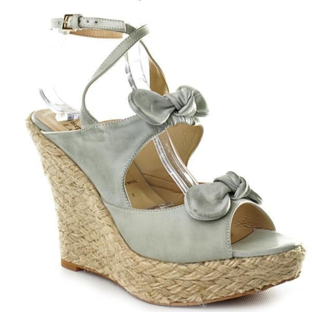 Joseph Griffin LA Collect Leather Espadrille Wedge